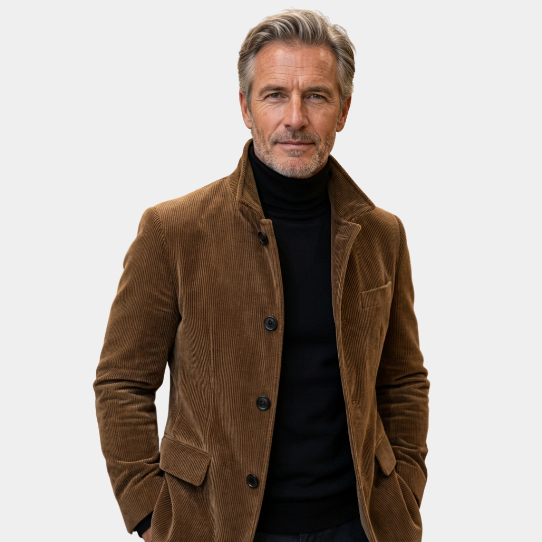 HENRIK™ | Elegantiška vyriška striukė su vintage akcentu