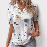 Bruna | Elegantiška blusa su smailiu iškirpimu