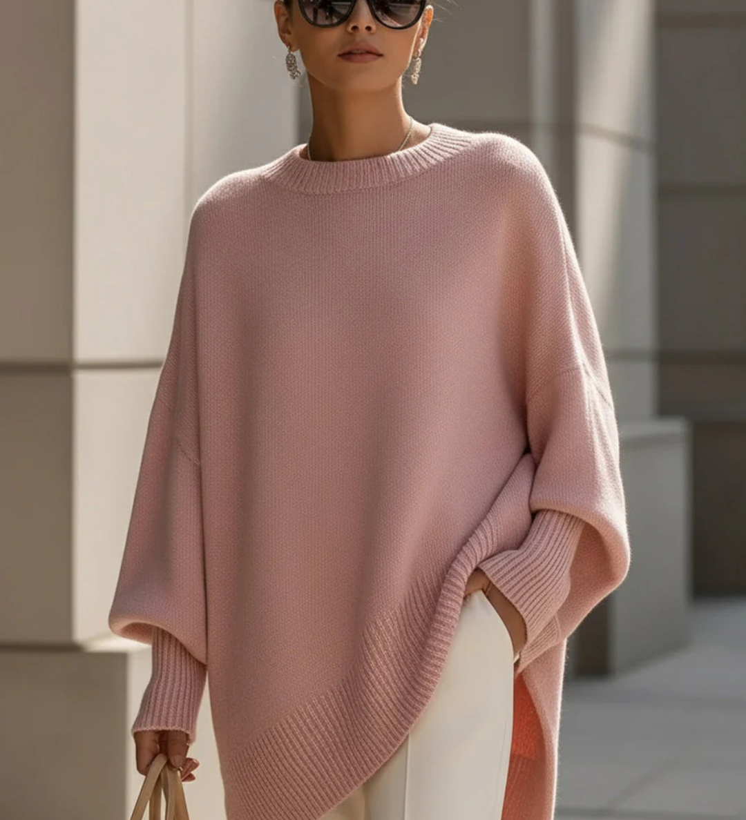 Clara | Elegantiškas Atsitiktinis Megztinis