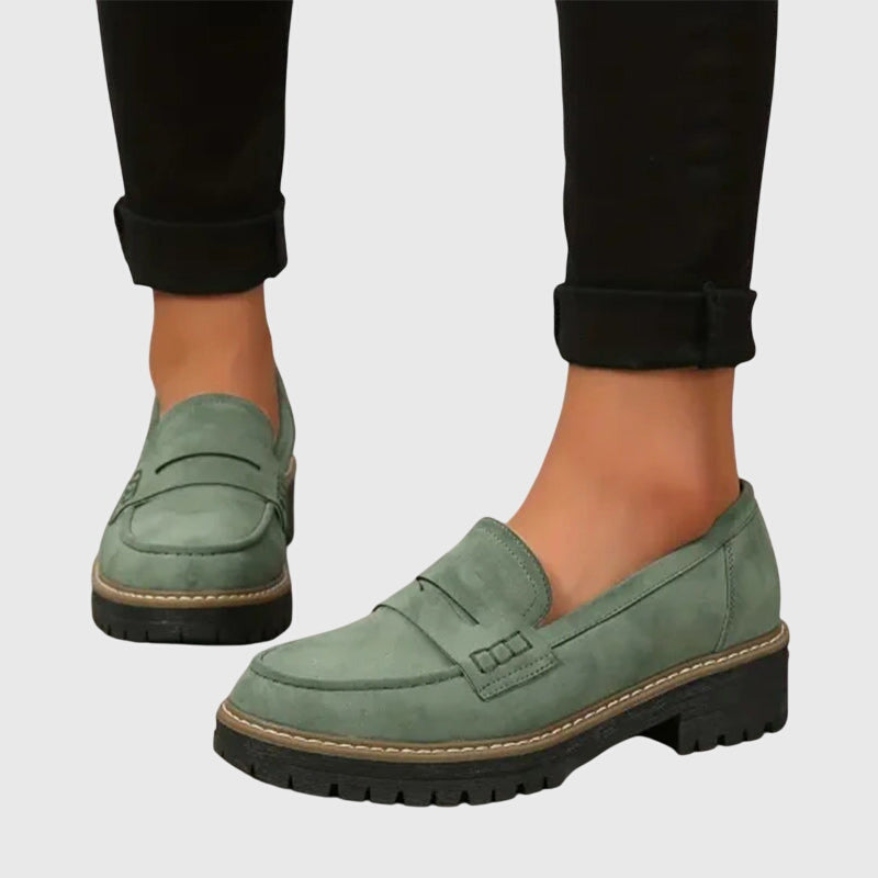 Clara | Nesenstantys Suede Loafers