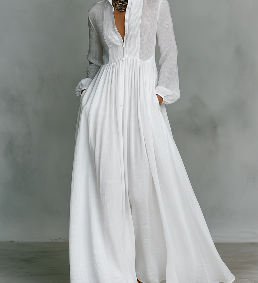 Elisa – Maxi Patchwork Suknelė