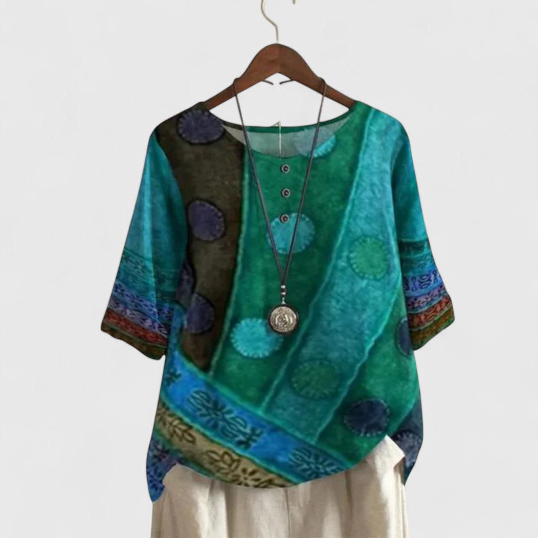 Annie | Elegantiška Boho Bluzonė