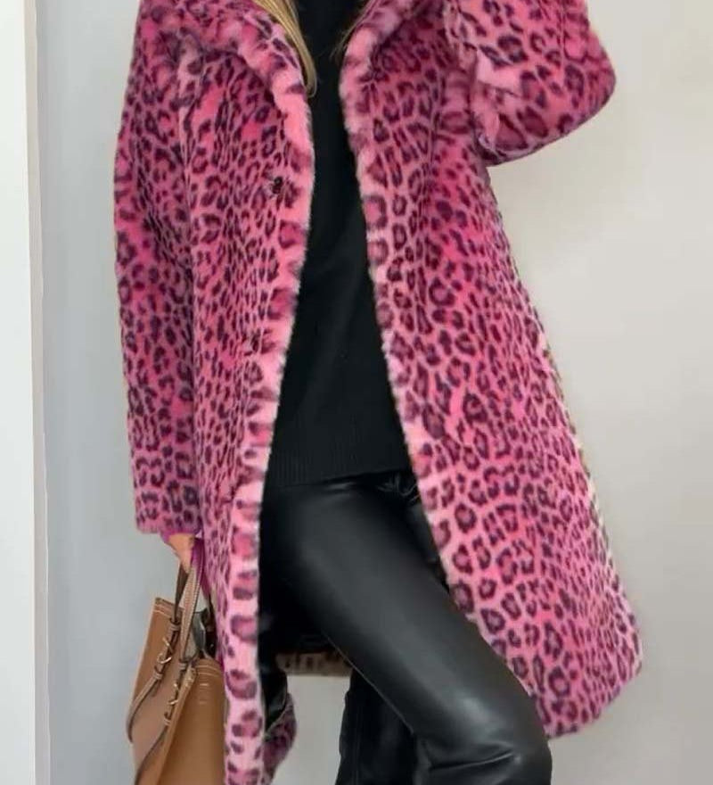 Lysa | Elegantiška Leopardo Paltas