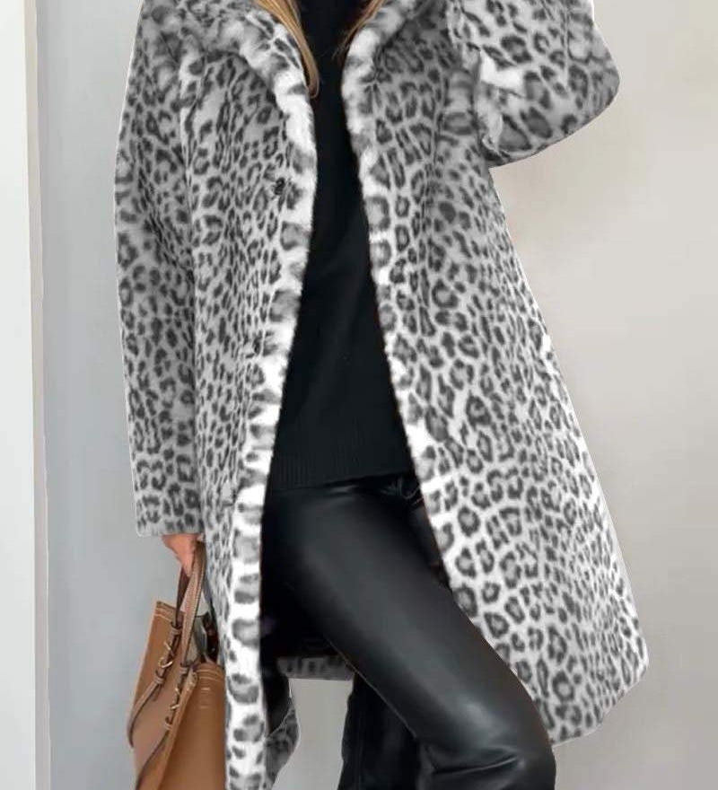 Lysa | Elegantiška Leopardo Paltas