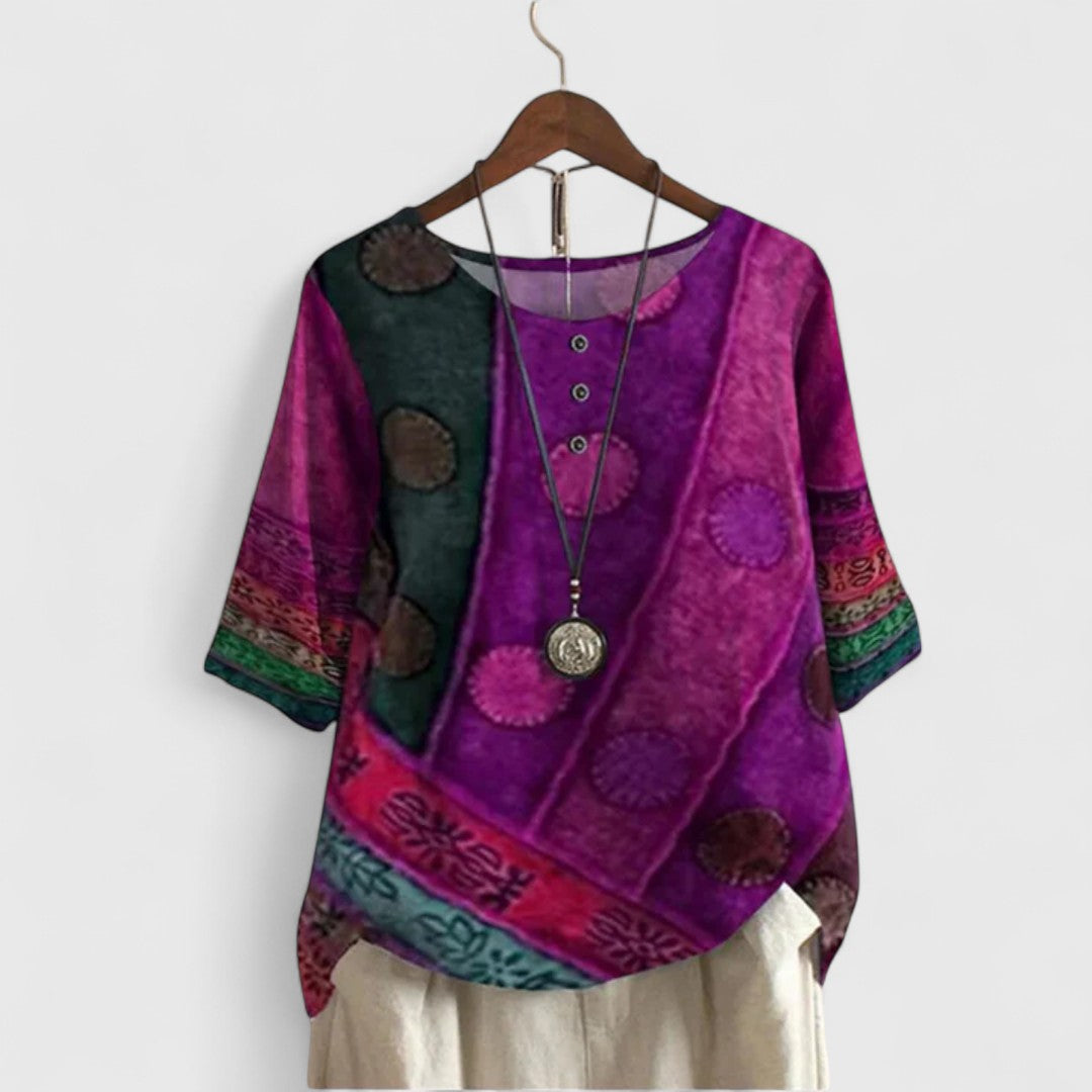 Annie | Elegantiška Boho Bluzonė