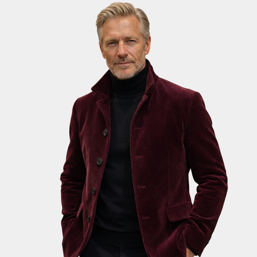 HENRIK™ | Elegantiška vyriška striukė su vintage akcentu