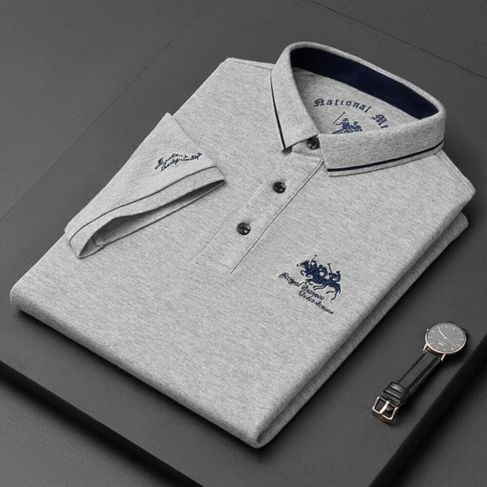 Fabian™ | Moderni trumpa polo marškiniai vyrams