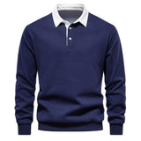 Emil™ | Elegantiška vyriška polo marškiniai ilgomis rankovėmis