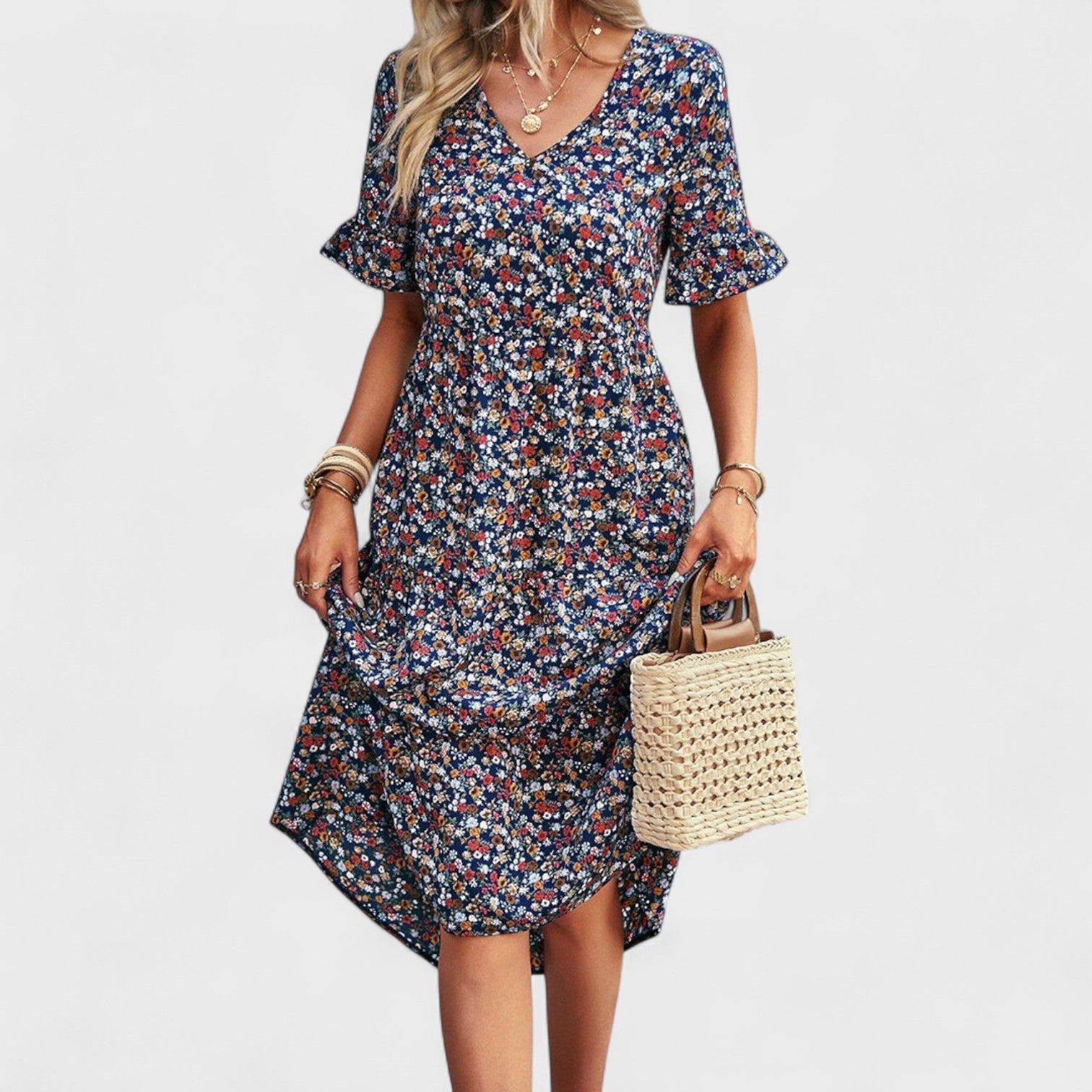 Filipa | Gėlių Suknelė