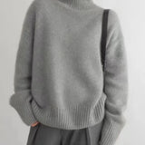 Collaria | – Elegantiškas megztinis su aukštu apykakle