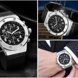 Laisvalaikio chronografo laikrodis