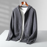 Como Cashmere Zip Cardigan