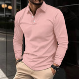 Ethan™ | Patogios ilgomis rankovėmis polo marškiniai