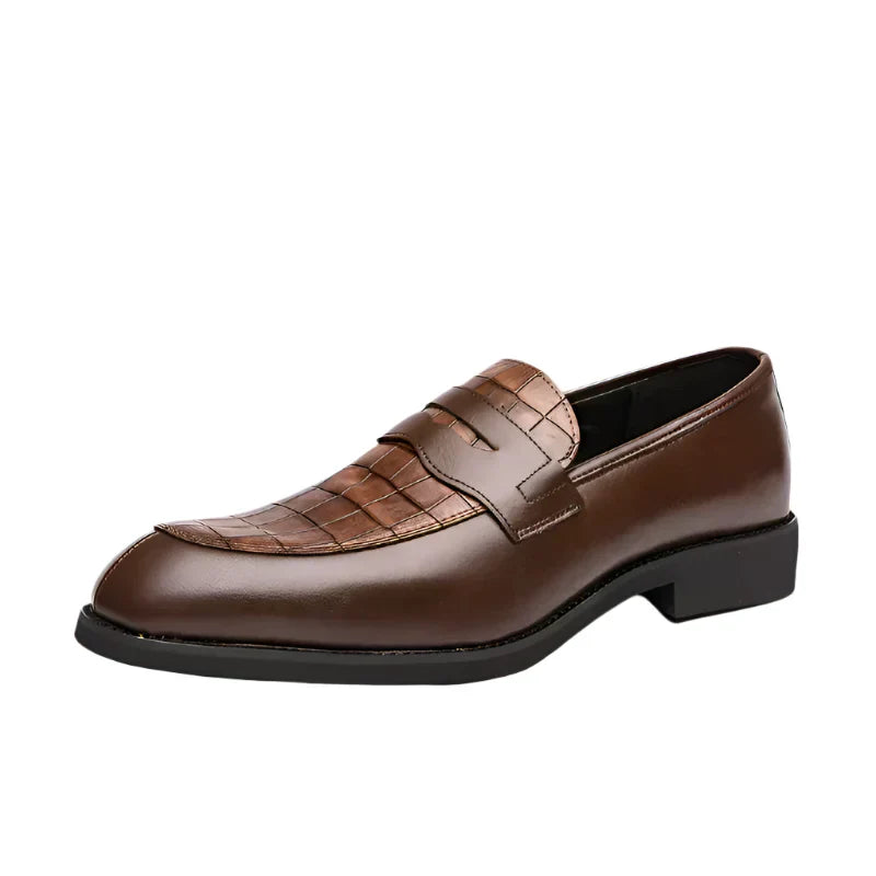 Zorren | Laiko patikrintas krokodilo detalės loaferis