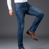 Owen™ | Ozko kirpimo elastinės džinsinės kelnės