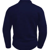 Efraim | Polo marškiniai su struktūrine medžiaga ir kišenėmis rankovėse