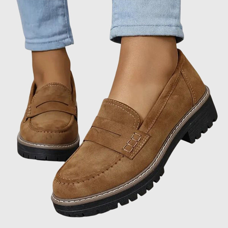Clara | Nesenstantys Suede Loafers