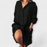 Raquel | Kasdienė lino blusa