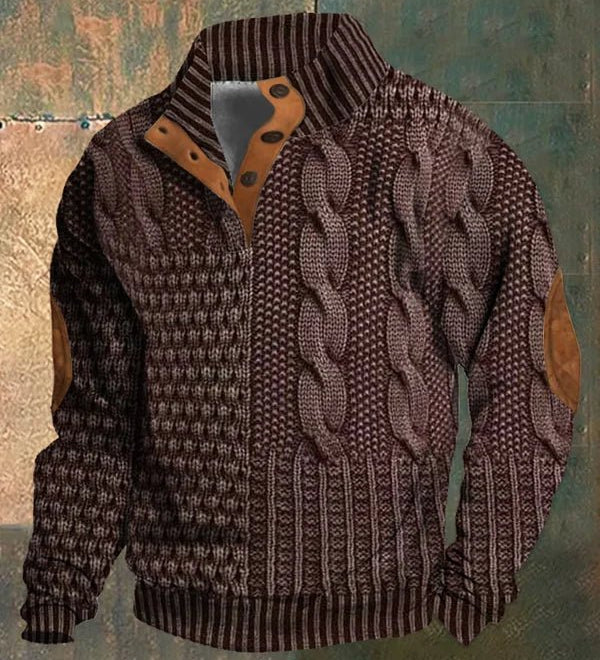 Matteo™ | Elegantiškas vintage megztinis
