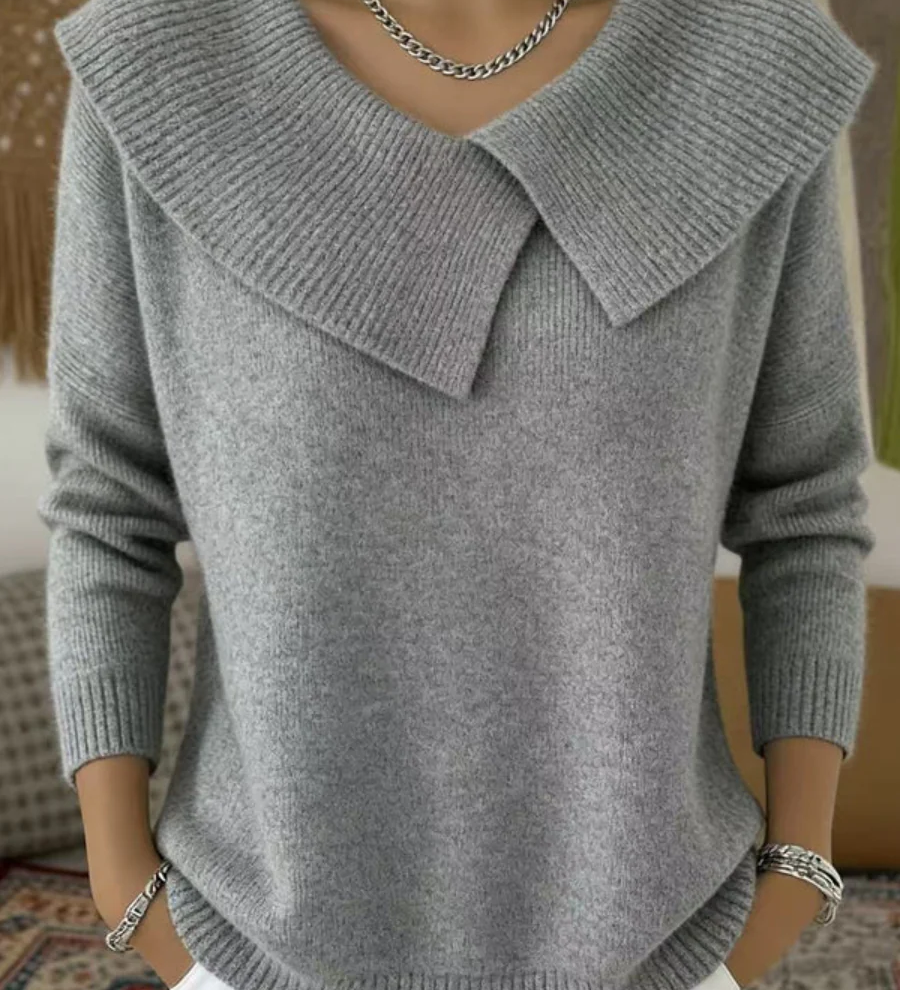 Lucía | Šiltas megztinis su minkštu apykakle