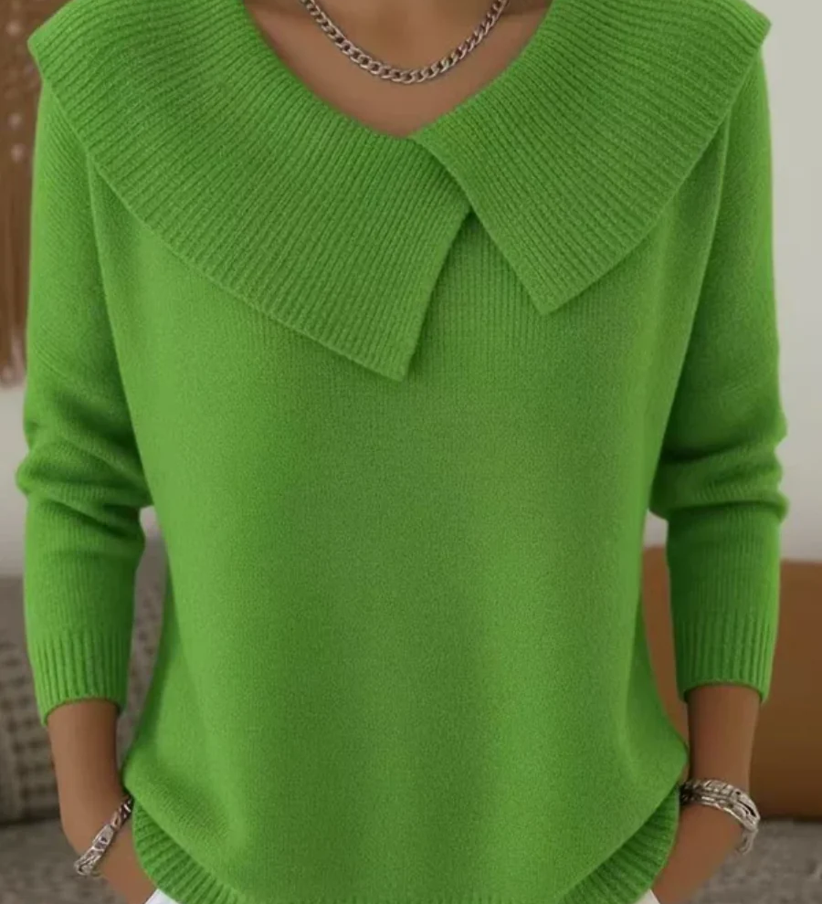 Lucía | Šiltas megztinis su minkštu apykakle