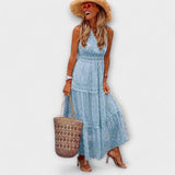 Lola | Maxi suknelė su boho nėriniais