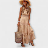 Lola | Maxi suknelė su boho nėriniais