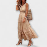 Lola | Maxi suknelė su boho nėriniais