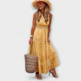 Lola | Maxi suknelė su boho nėriniais