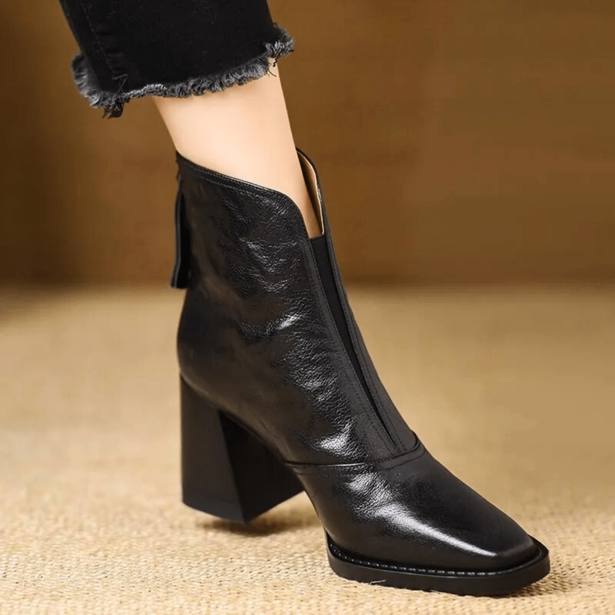 Rosalie™ | Elegantiški aulinukai su vidutinio aukščio kulnu